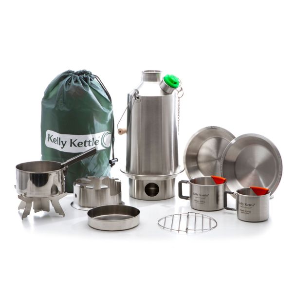 Kelly Kettle Ultimate Stainless Steel Base Camp Kit